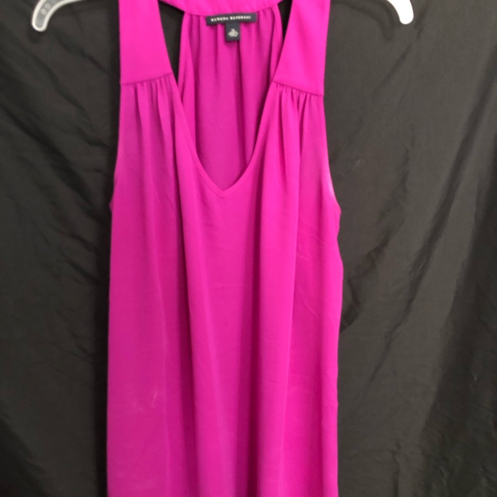 Women's Pink Sleeveless Top